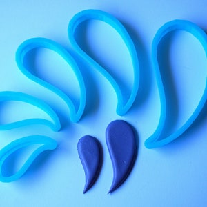 Paisley Left Facing Polymer Clay Cutters