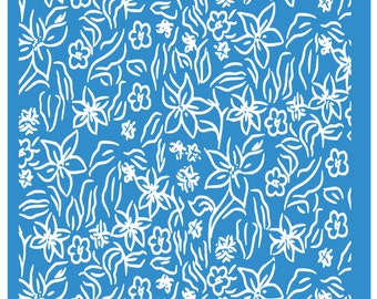 Silk Screen 014| Transfers| Silk Screens| Plenty of Floral| Stencils| Craft Supplies