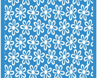 Silk Screen 009| Transfers| Silk Screens| Pretty Flowers| Stencils| Craft Supplies