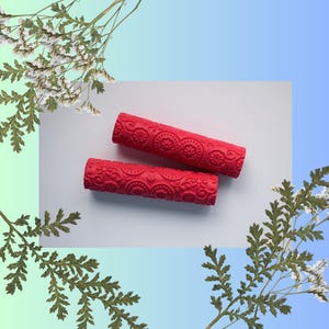 Imprint Texture Roller| Folk Art| Design 395| Jewellery Making| Sculpting| Clay Tools| Mokume Gane
