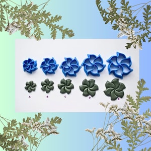 Blume 5 Größen Polymer Clay Cutters