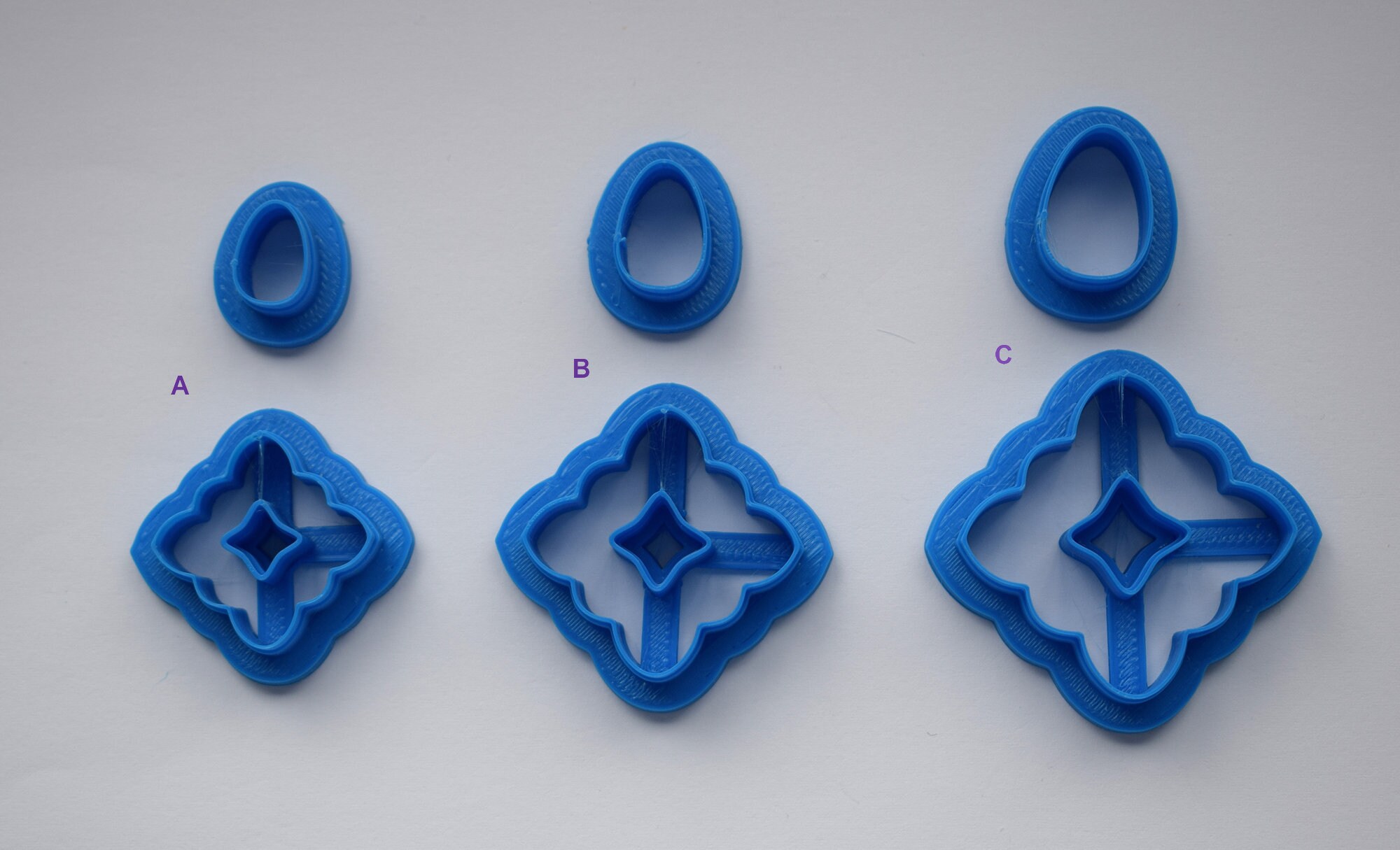 Square Scalloped Polymer Clay Cutter 357#
