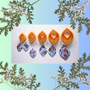 Wide Bottom Scallop Shape Polymer Clay Cutter