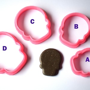 Sugar Skull Shape Polymer Clay Cutters