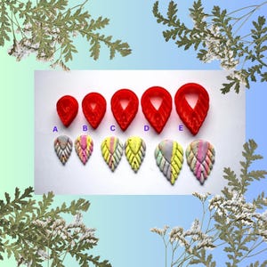 Pointed Bottom|scallop|Shape 390#|Polymer Clay Cutter|Made in Australia|3D printing|polymer clay|polymer clay tools
