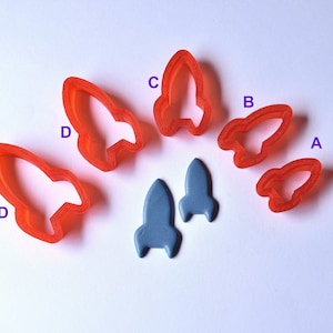 Rocket Shape Polymer Clay Cutter