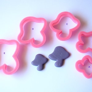 Mushroom Shape Polymer Clay Cutters