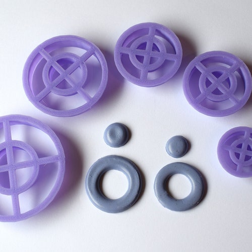 Geometric Shape Polymer Clay Cutters Set arrow Minimalist Etsy