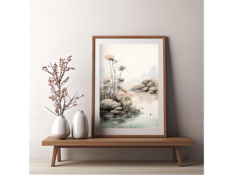 Japandi Wall Art, Set of 3 Prints, Wabi Sabi Wall Art, Zen Wall Art ...