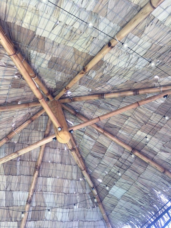 Flame Cured bamboo 1 Diameter Pole 6 Feet