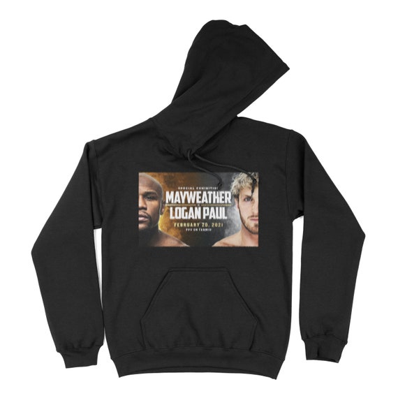 Floyd Mayweather VS Logan Paul Black Hoodie | Etsy