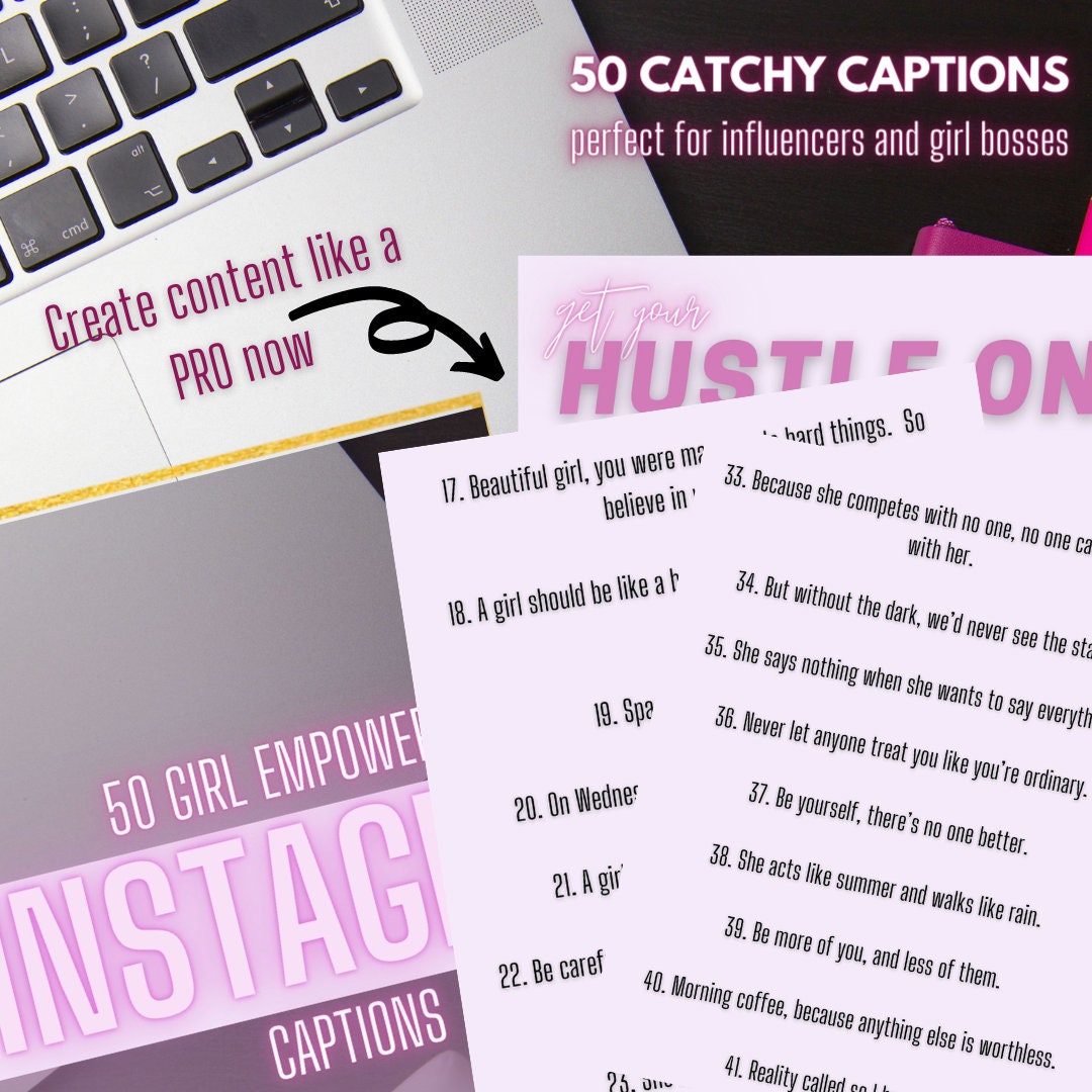50 Best IG Captions and Traffic enhanced Lines Marketing Etsy