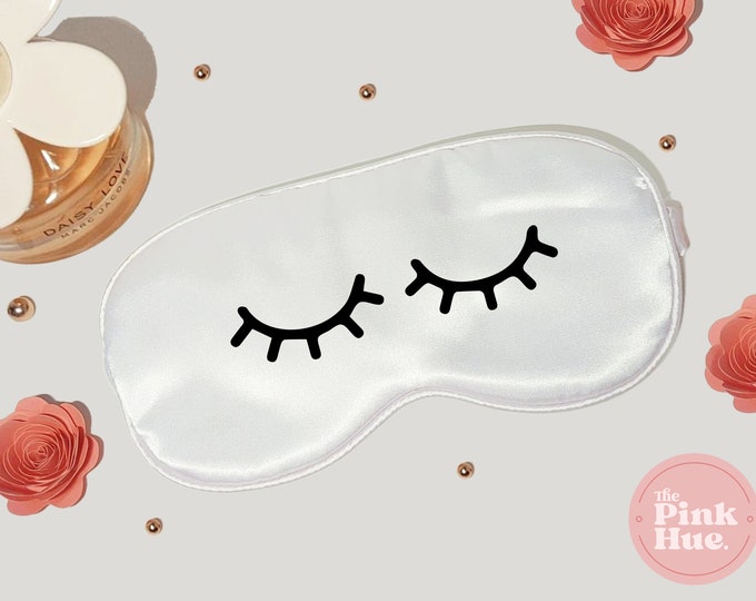 Silk Sleep Eye Masks | Bridal Party Favours | Bridal Party Gift Boxes | Silk Eye Masks | Custom Merch | Custom Bridal Party Gifts