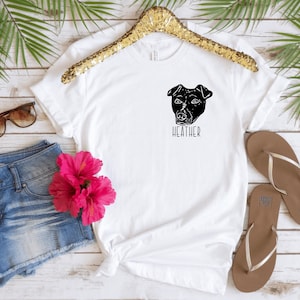 Custom Pet Shirt | Personalized Pet Face T-Shirt | Custom Dog Shirt | Dog Cat Personalized Shirt |Custom Cat Shirt |  Personalized Gift