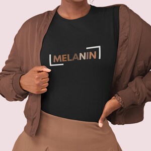 Melanin Pride Unisex T-shirt, Black History Tee, Black Culture Shirt, African American Tee,