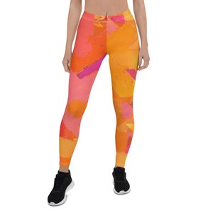 High Waisted Yoga Leggings For Women Rave Wear Yoga Pants Streetwear Tights Festival Ready Gym Activewear Workout Gift For Her Fitness