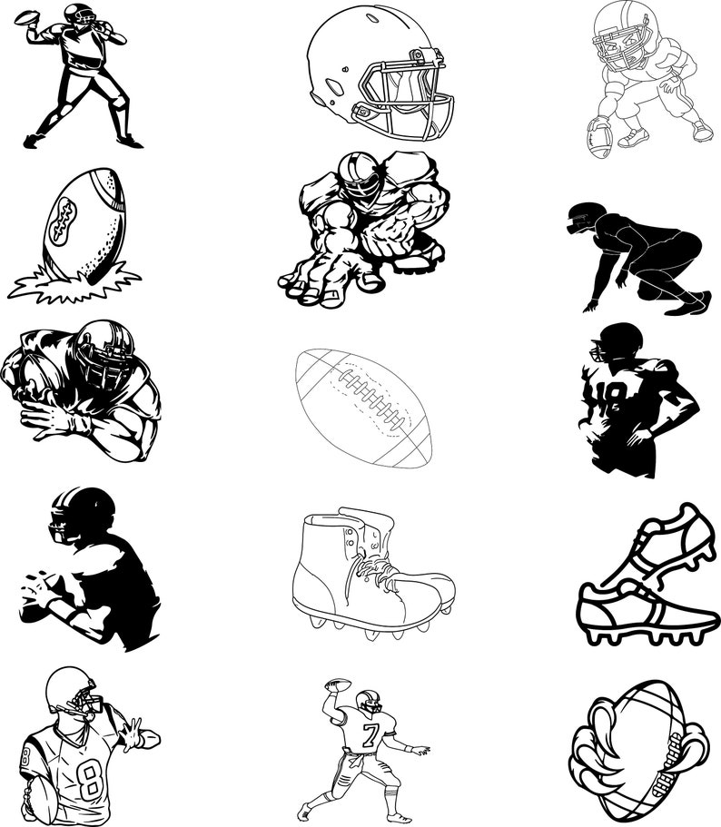 Football SVG, Football Name, Football Cut File for Cricut, Football
