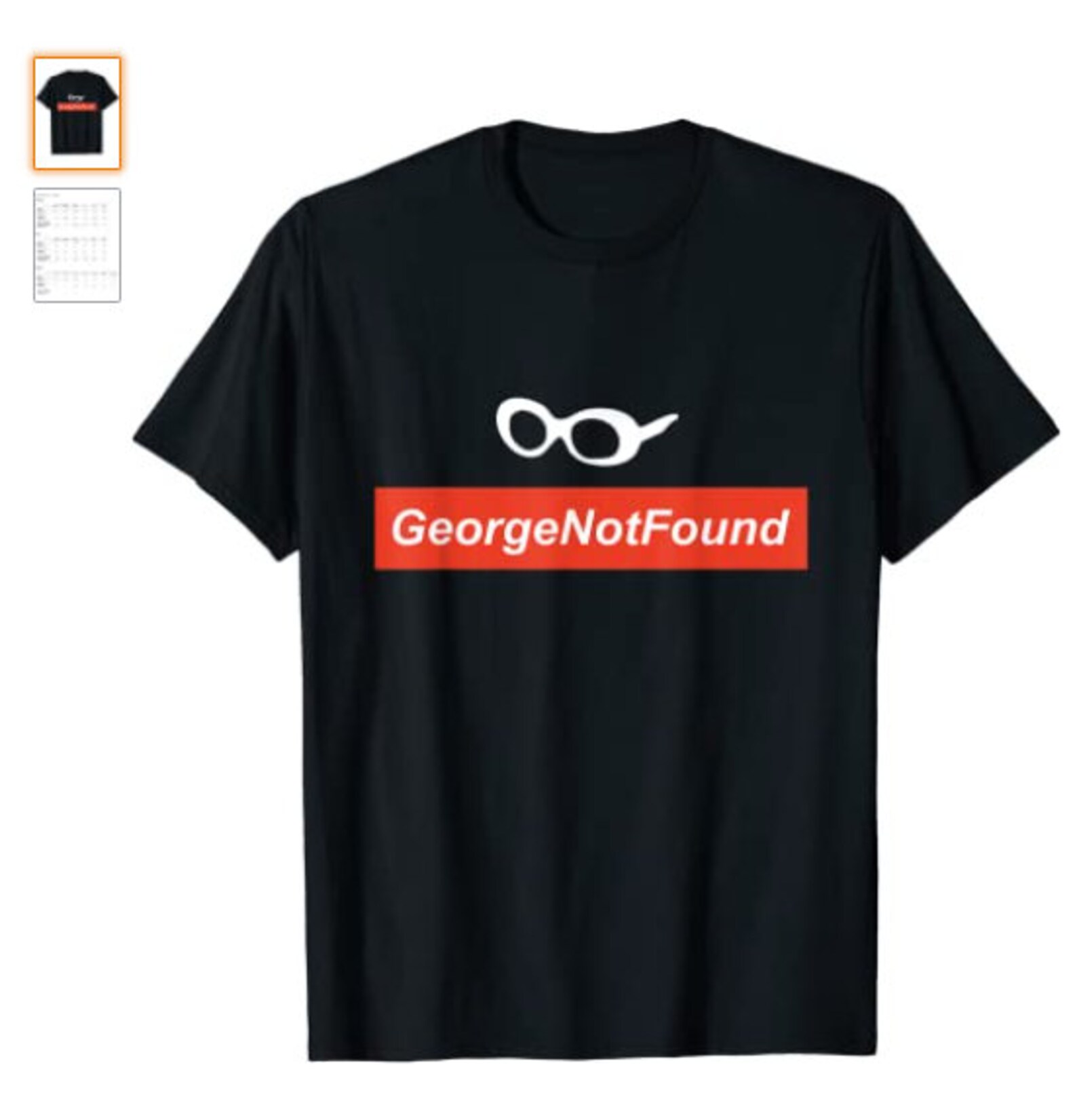 georgenotfound merch stickers