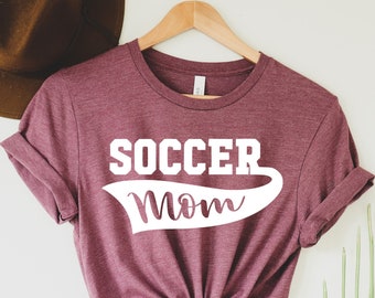 Soccer Mom Shirt, Gifts for Mom Tee, Birthday Gifts for Her Tshirt, Cute Mama Shirts, Soccer Mom T-Shirt, Mom Gift Tees, Cute Soccer T-shirt