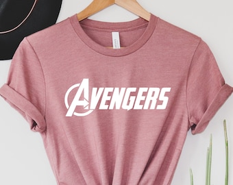 Avengers T-Shirt, Avengers Logo Shirt, Superhero Shirt For Kids, Fan Tee, Superhero Birthday Party Shirt, Dad Superhero Shirt, Gift For her
