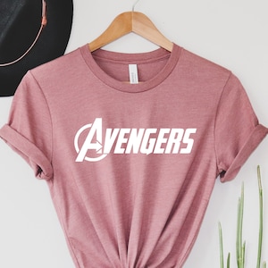 Avengers T-Shirt, Avengers Logo Shirt, Superhero Shirt For Kids, Fan Tee, Superhero Birthday Party Shirt, Dad Superhero Shirt, Gift For her