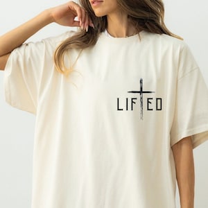 Comfort Colors Christian Shirt, Lifted Shirt, Pump Cover, Inspire Workout T-Shirt, Jesus Shirt, Bible TShirt, Gym Shirt,Christian Activewear