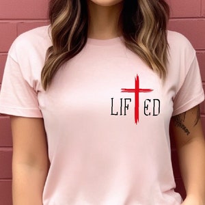 Christian Shirt, Lifted Shirt, Pump Cover, Inspire Workout T-Shirt, Jesus Shirt, Bible TShirt, Gym Shirt, Christian Activewear