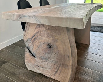 Bespoke Farmhouse Dining Table: Modern Rustic Style
