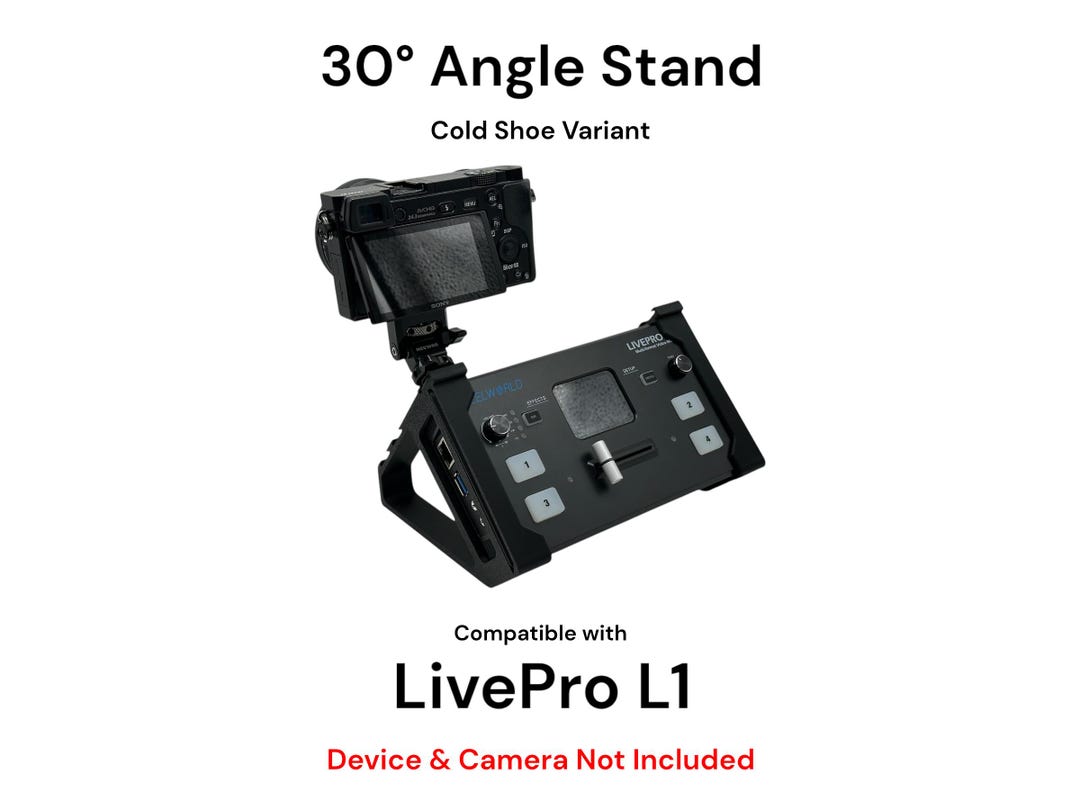 Combo Stand for Feelworld Livepro L1 - Multiple Cold Shoe Attachment ...