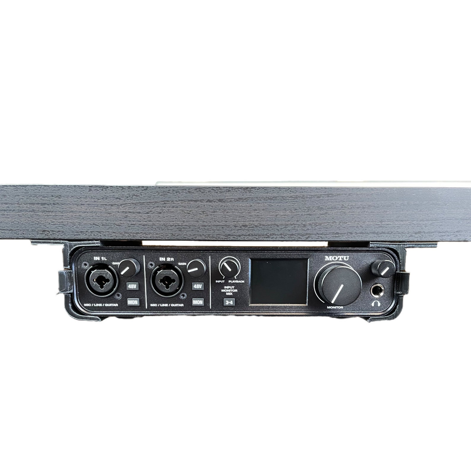 Motu M2 & M4 Audio Interface Desk Mounting Bracket Reversible Retention