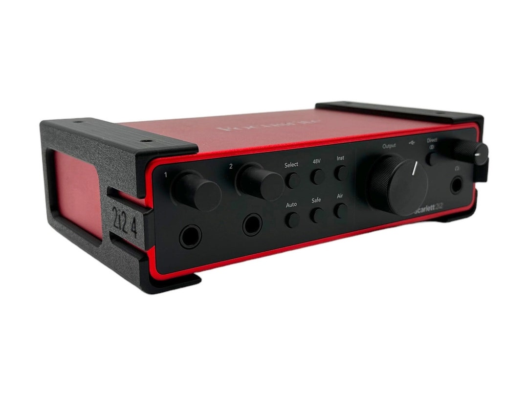 Focusrite Rack Mount Interface Under Desk Mount for Focusrite Scarlett 2i2 Gen 4 USB Audio Interface ...