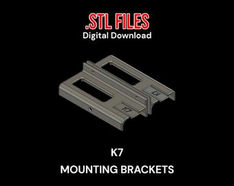 Digital Download - Desk Mounting Brackets for FiiO K7 STL Files – Studio & Home Mount Accessory