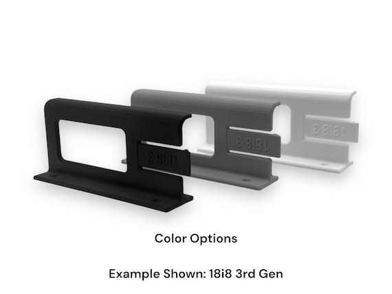 Desk Mount Kit for Focusrite Scarlett 18i8 (3rd Gen) - Under Desk Mount Kit for Focusrite Scarlett 18i8 (3rd Gen) - Under