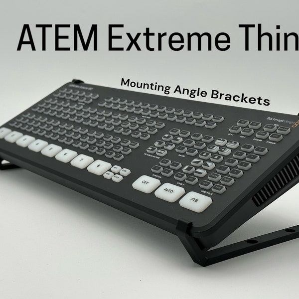 Blackmagic ATEM Extreme Stand THIN, Easy Install, Snug Fit, Screws included, Non-slip feet included