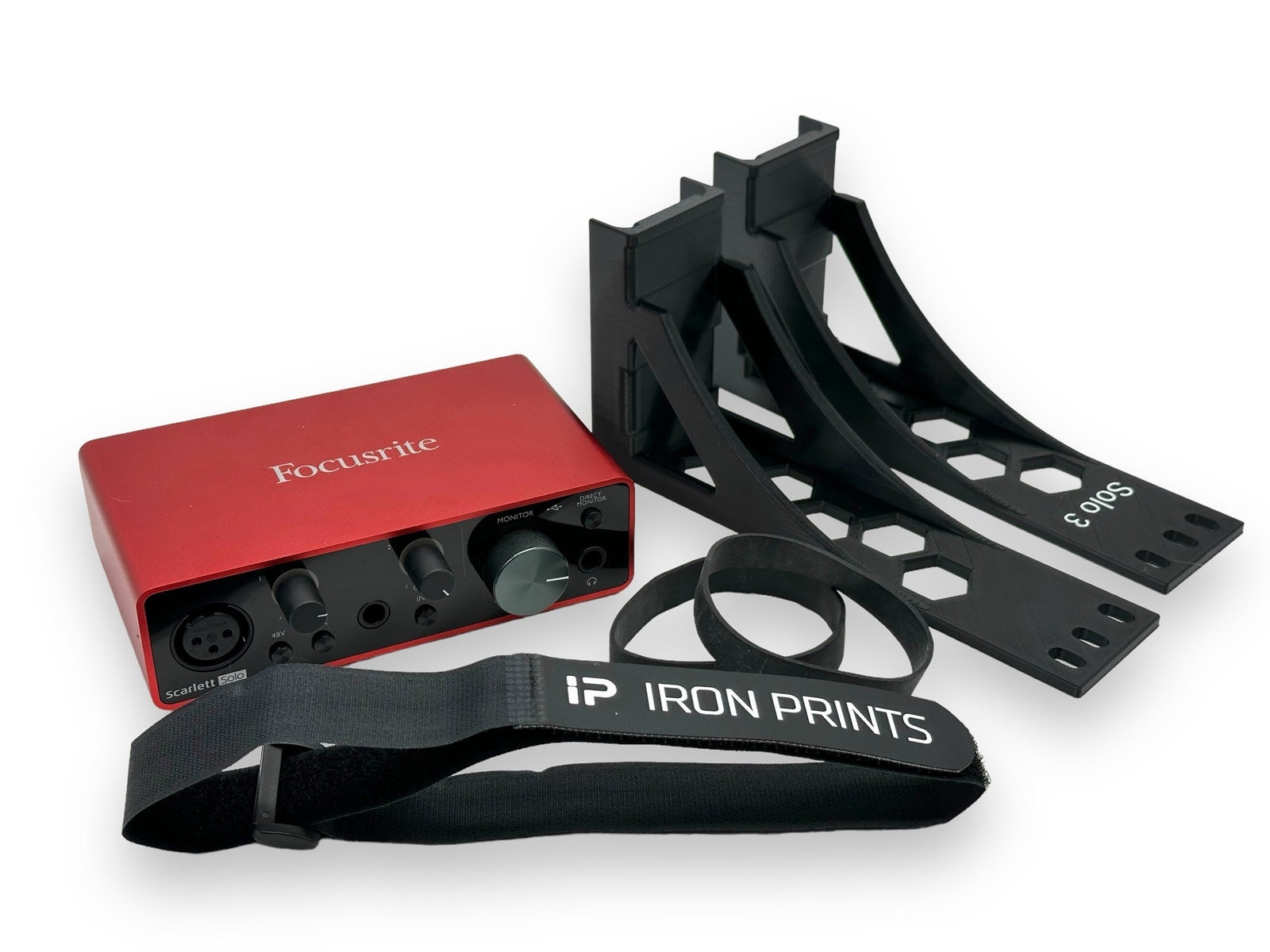 Focuspro Rack Rack Mount Kit for Focusrite Scarlett Solo 3rd Gen, 19