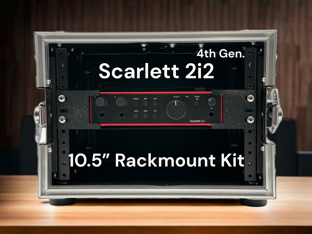 Rack Mount Kit for Focusrite Scarlett 2i2 4th Gen - 10.5