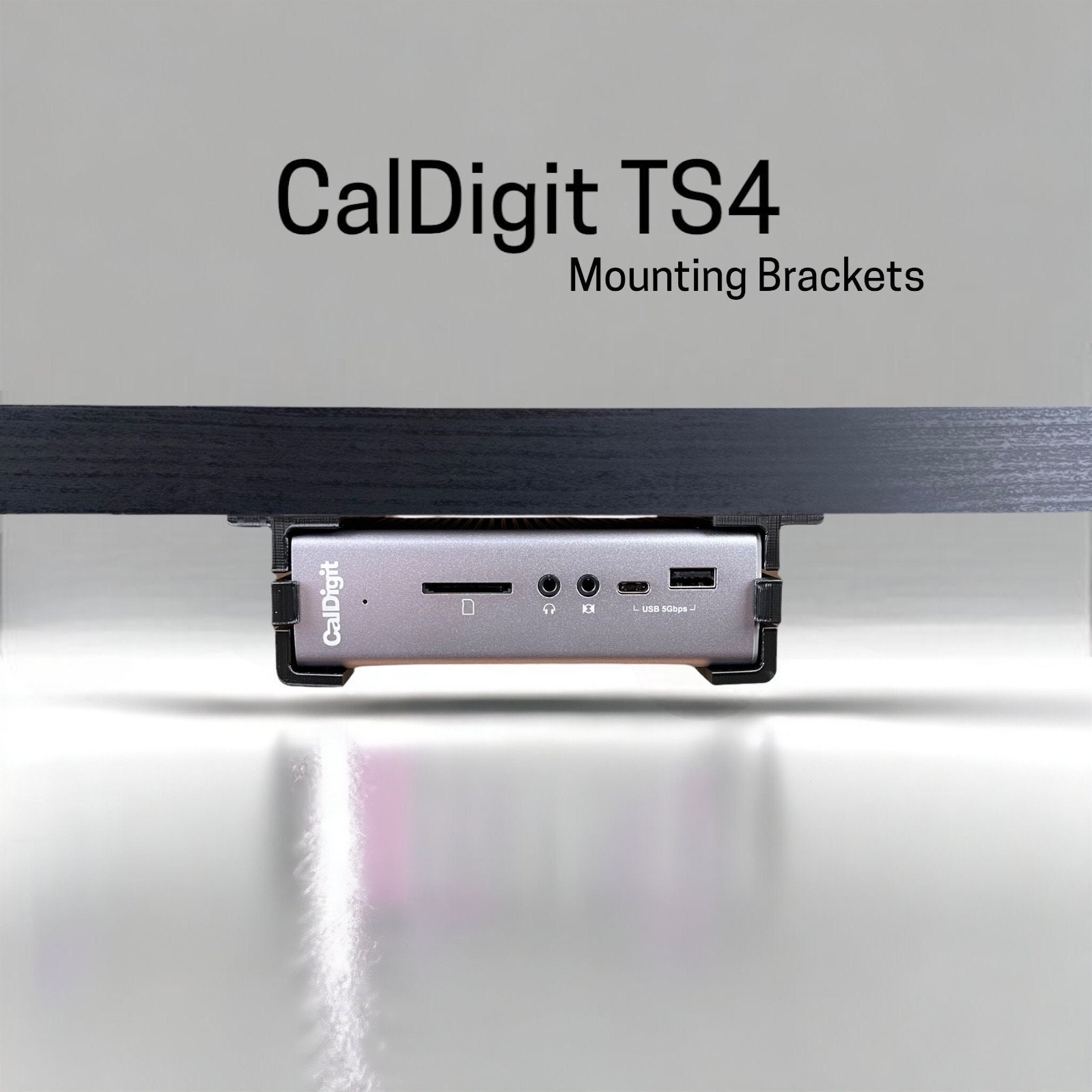 CalDigit Thunderbolt Station 4 TS4 Support de montage de bureau Clips de  sécurité de rétention réversibles Coupe ajustée Vis incluses. -  Canada