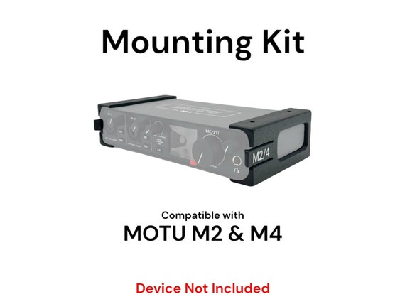 MOTU M2 / M4 USB オーディオ インターフェイス用デスク下マウント