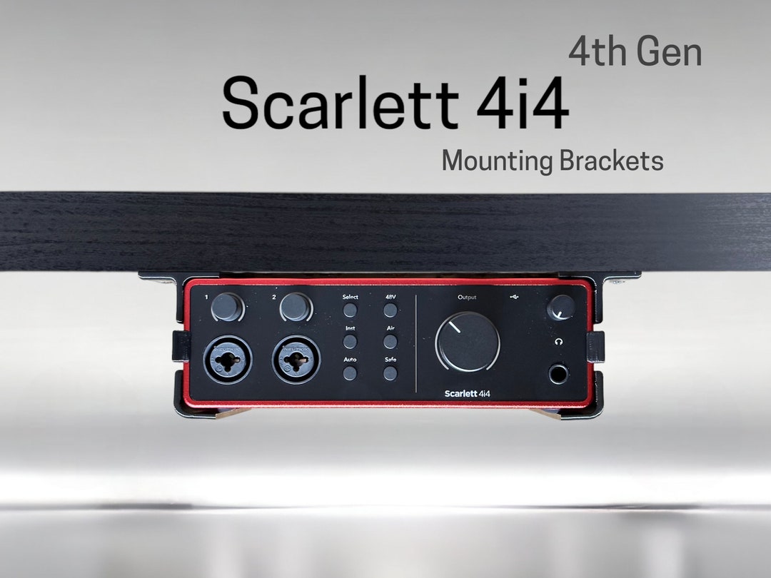 Focusrite Scarlett 4i4 4th Generation Desk Mounting Bracket Reversible