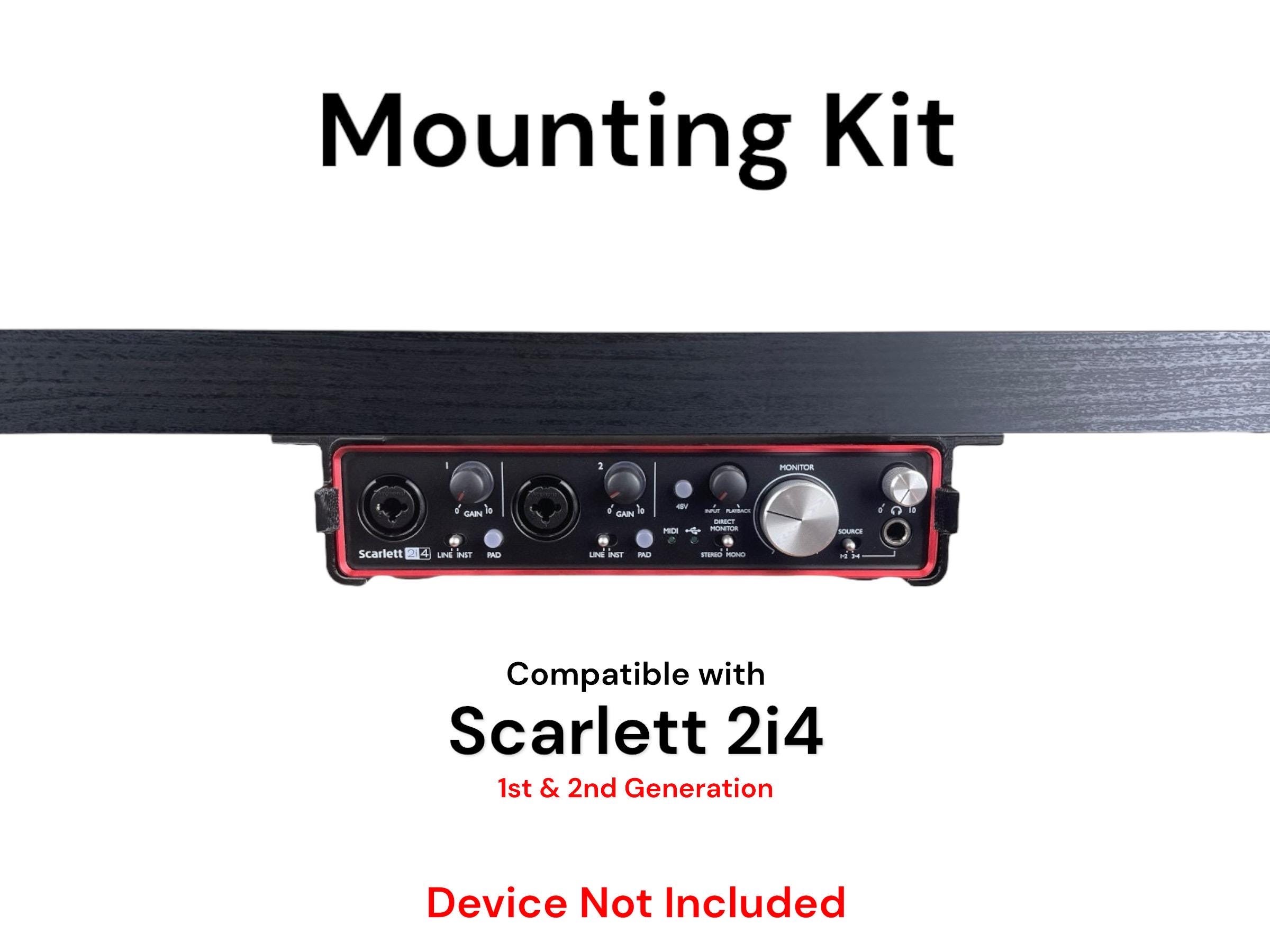 Desk Mount Kit for Focusrite Scarlett 2i4 (1st & 2nd Gen