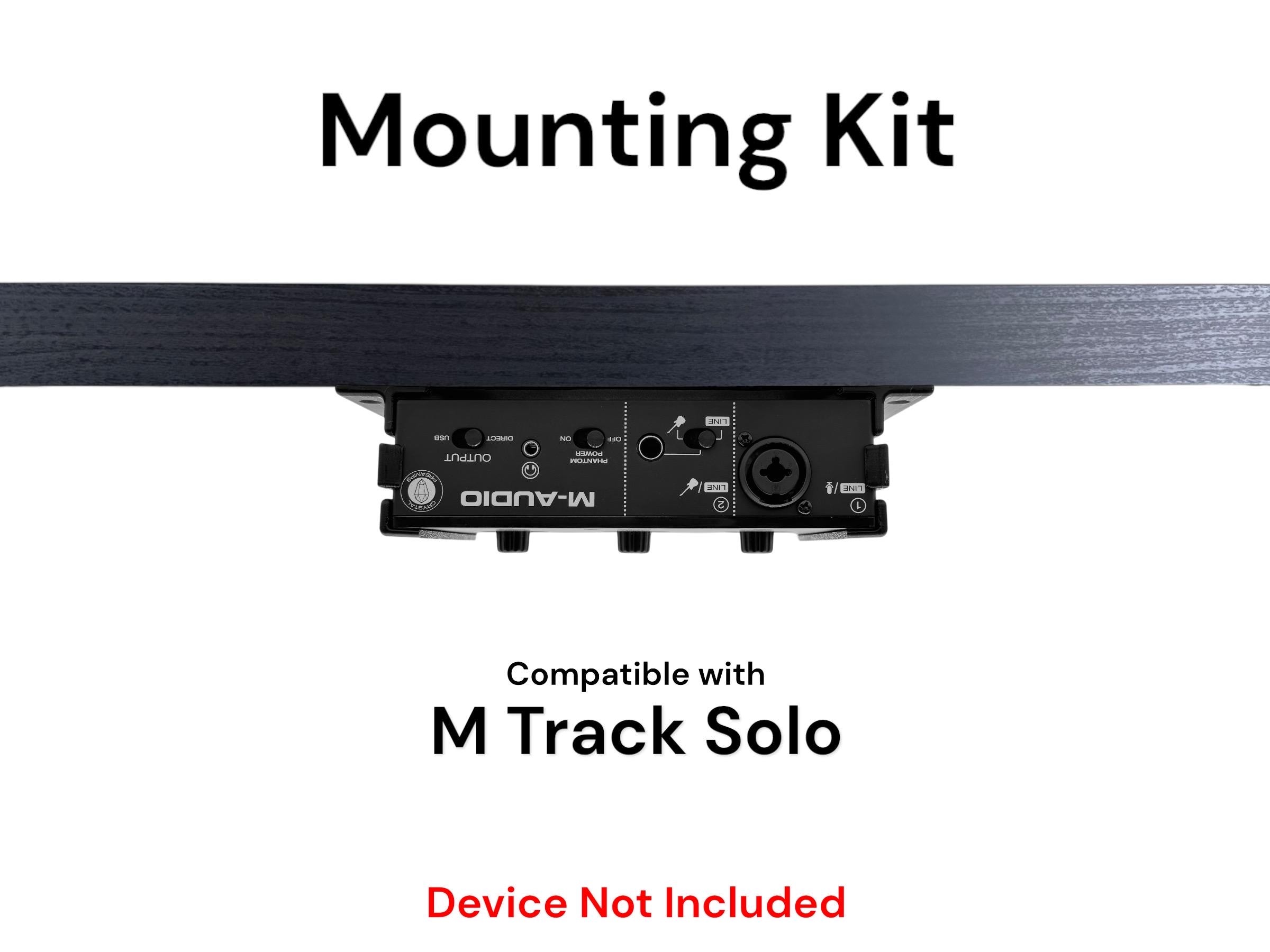 Desk Mount Kit for M-audio M-track Solo - Under Desk Mount 