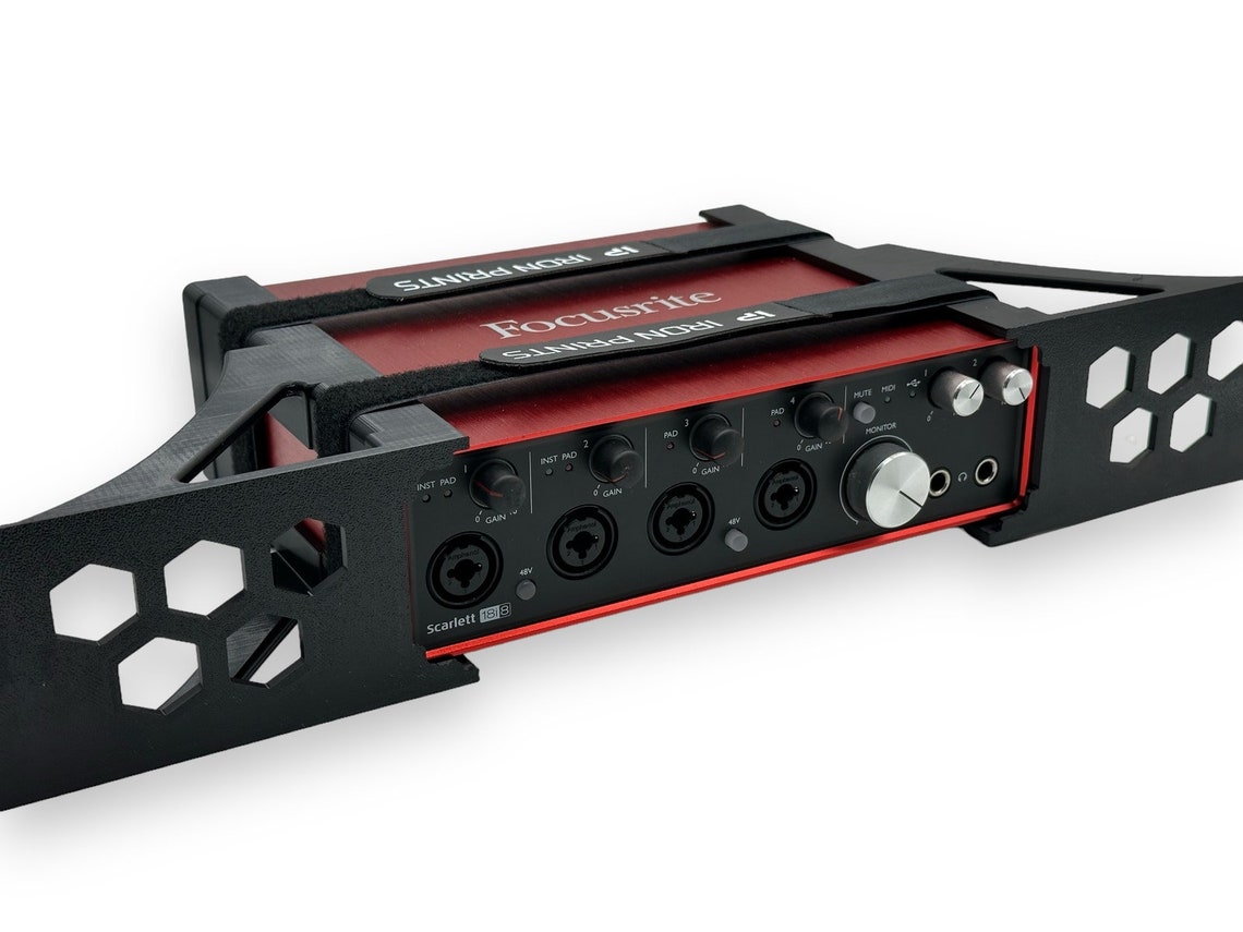 Focusrite Rack Mount Interface Rack Mount Kit for Focusrite Scarlett 18i8 2nd Gen - 19” 1.5U PETG ...