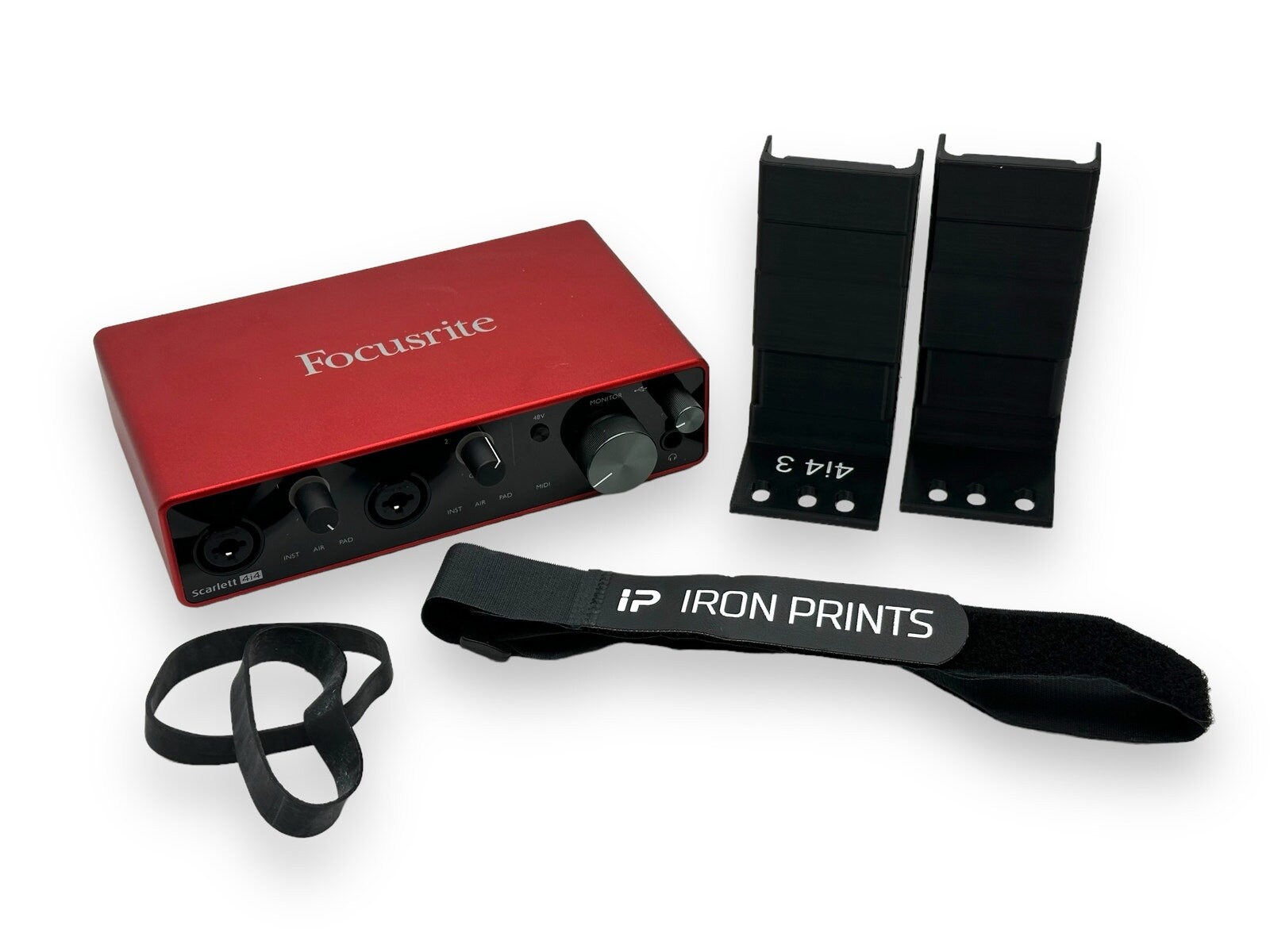 Rack Mount Kit for Focusrite Scarlett 4i4 3rd Gen - 10.5” 1.5U