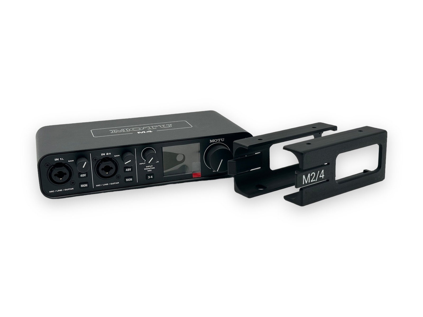 MOTU M2 / M4 USB オーディオ インターフェイス用デスク下マウント