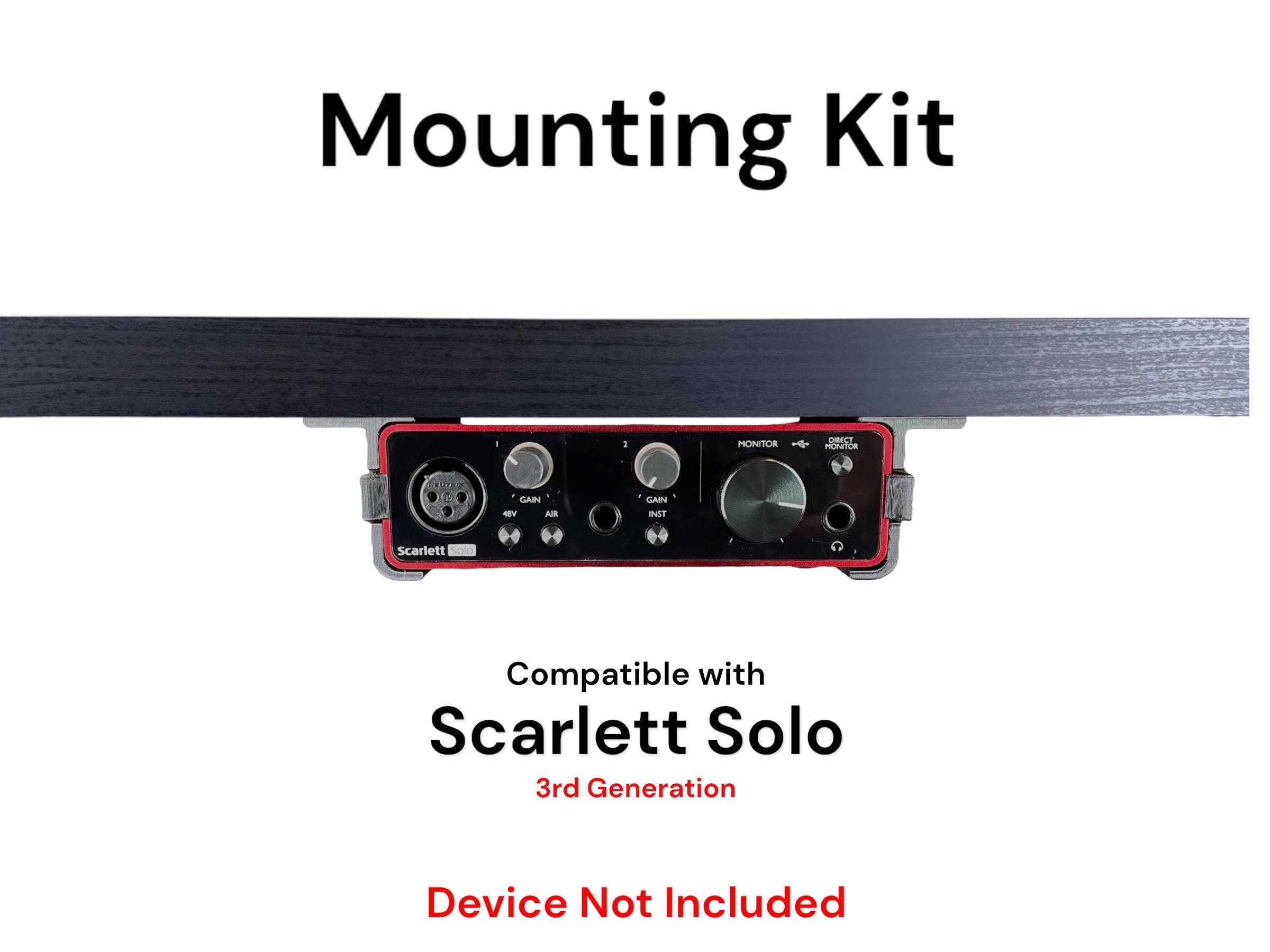 Focusrite Scarlett Solo (第3世代) 用デスクマウントキット