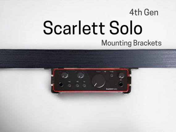 Focusrite Scarlett Solo 4th Generation Desk Mounting Bracket