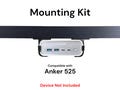 Desk Mount Kit for Anker 525 Charger - Under Desk Mount Brackets with Reversible Clips - Secure Mounting Accessories