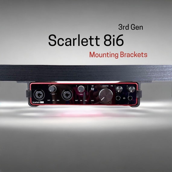 Focusrite Scarlett 8i6 3rd generation Desk Mounting Bracket 