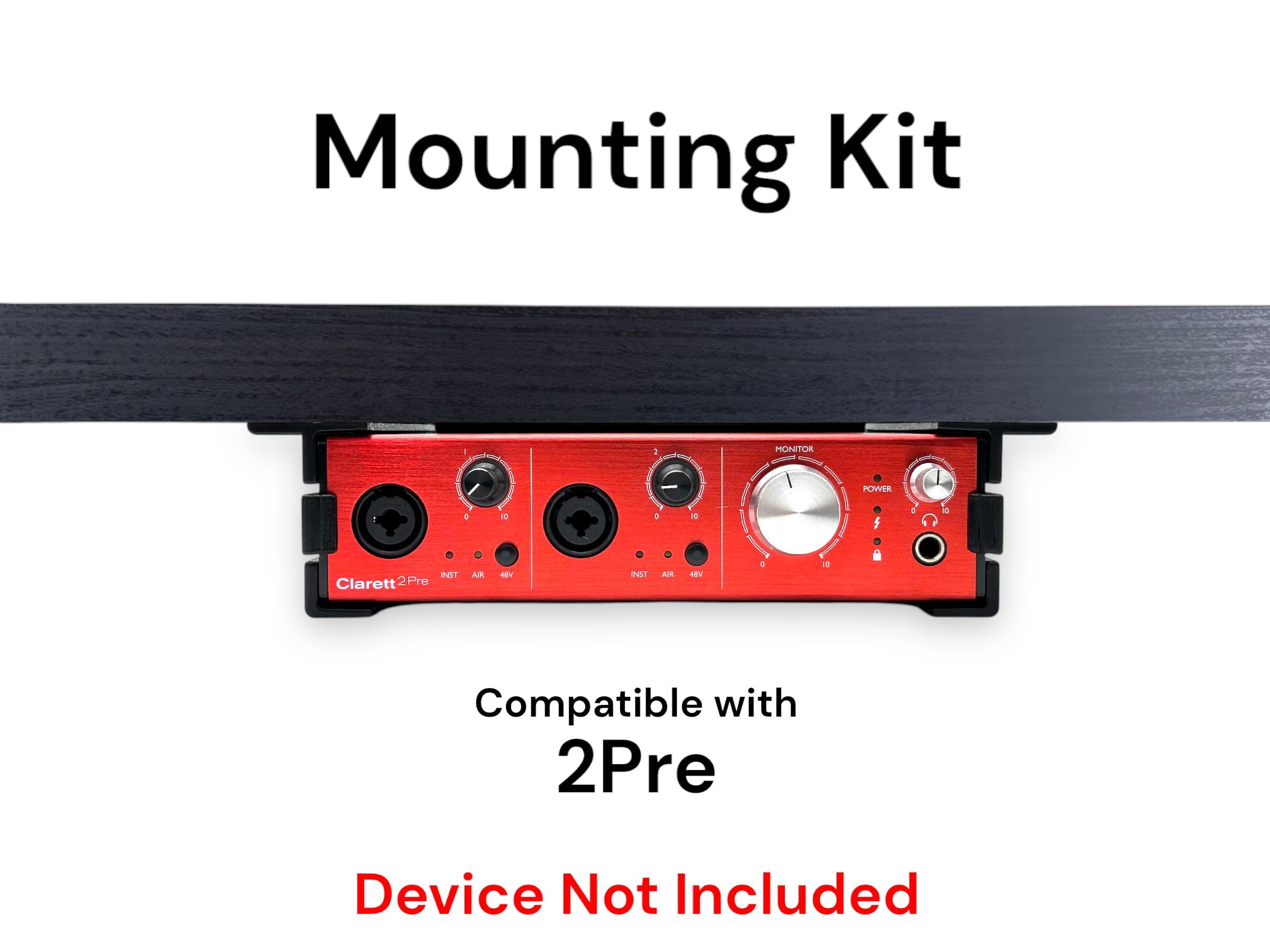 Focusrite Clarett / Clarett+ 2Pre 用デスクマウントキット 