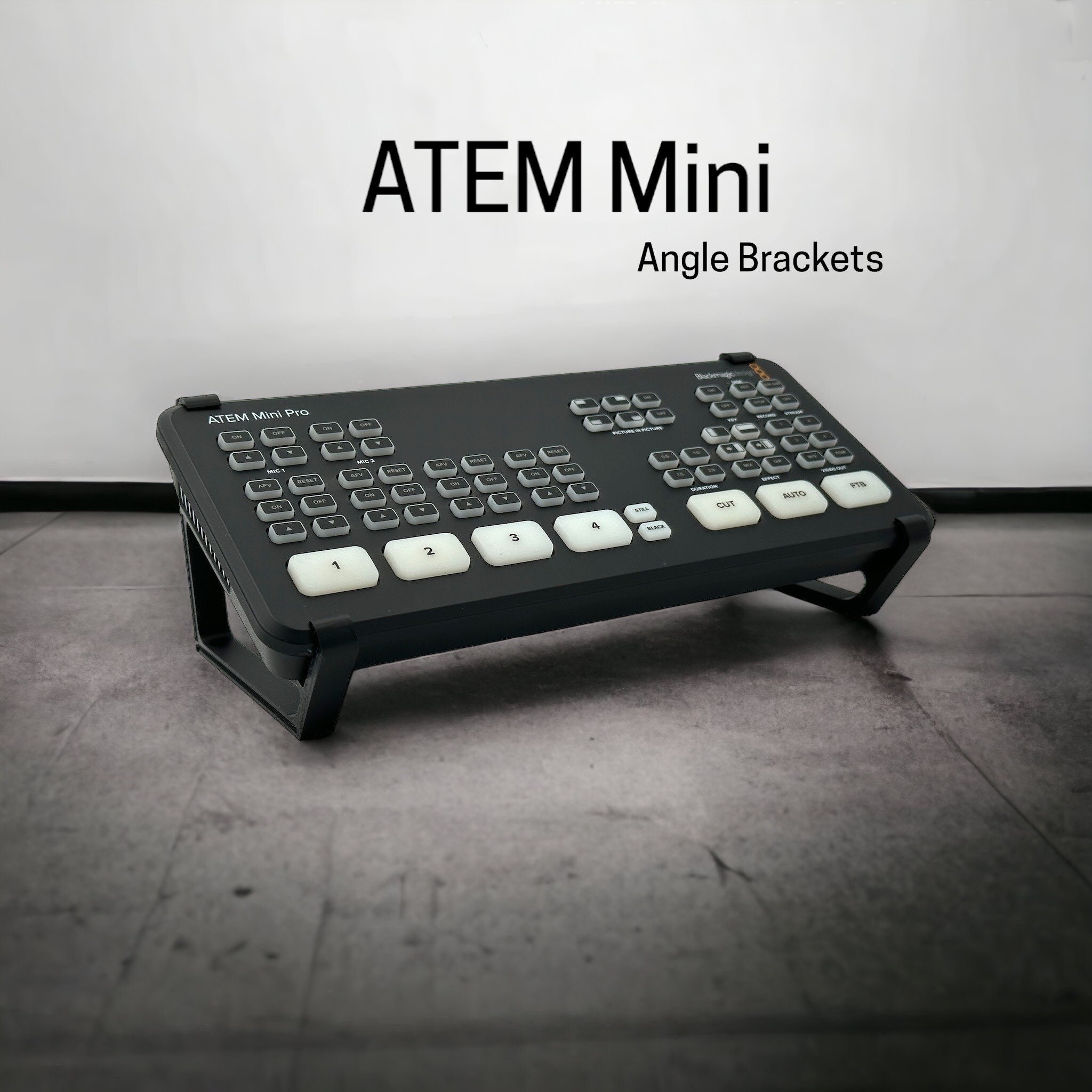 Blackmagic ATEM Mini Mini Pro & Proiso Stand Easy Install Mounting